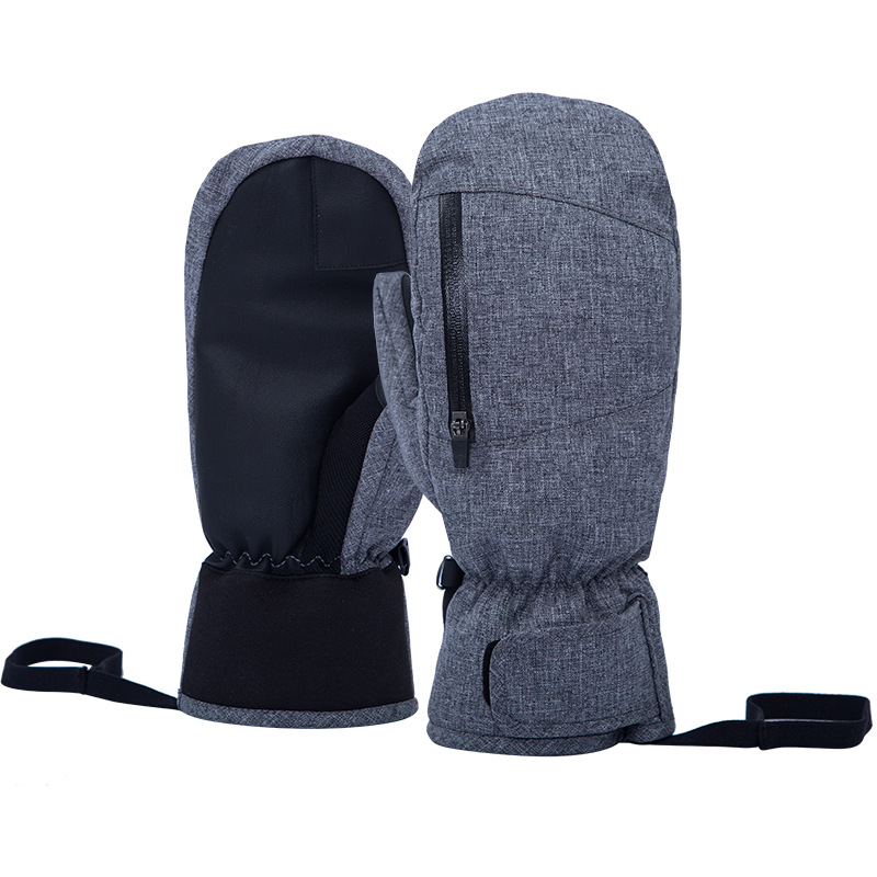Snowboard Waterproof Touch Screen Inner Five Finger Warm Gloves