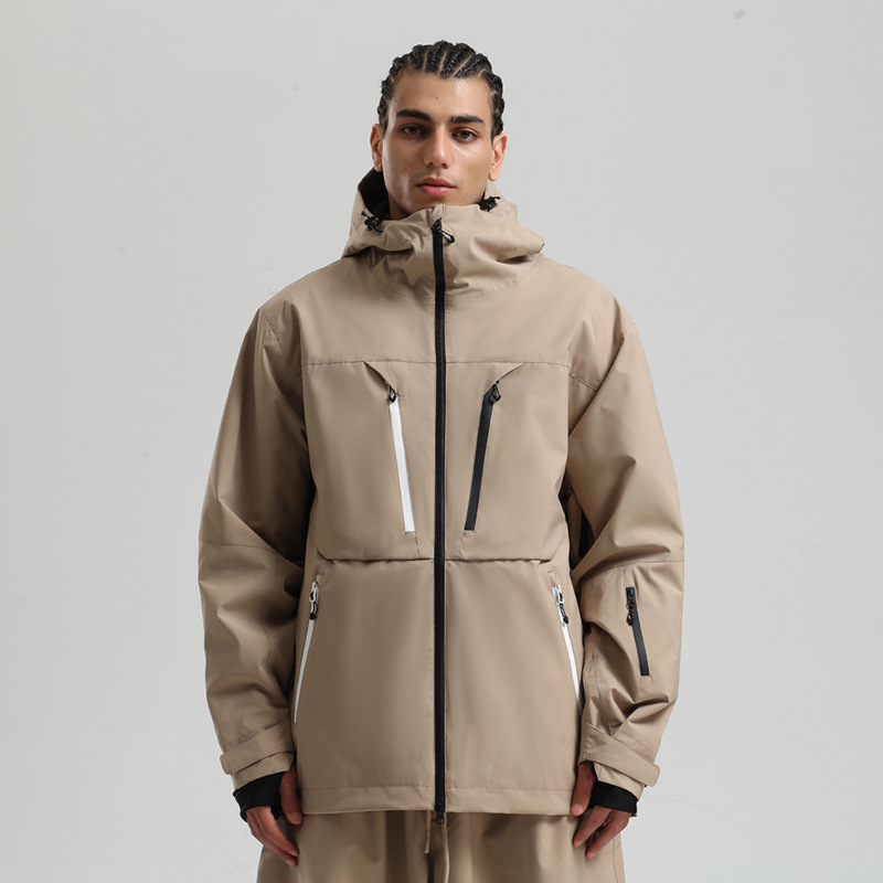 Waterproof Padded Breathable Loose Ski Coat