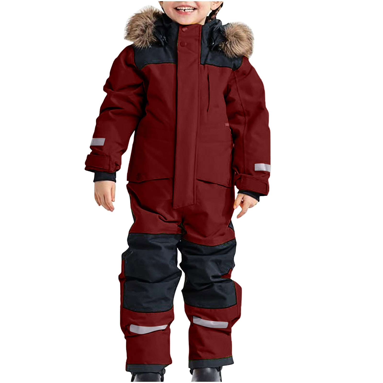 Luminous Ski Suit For Snowboarding And Skiing Windproof Waterproof And Insulated Jumpsuit