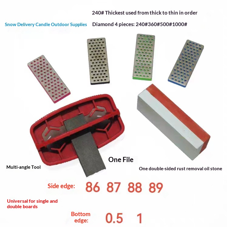 Snowboard Edge Tuner For Both Single And Twin Boards Multi-angle Edge Grinder