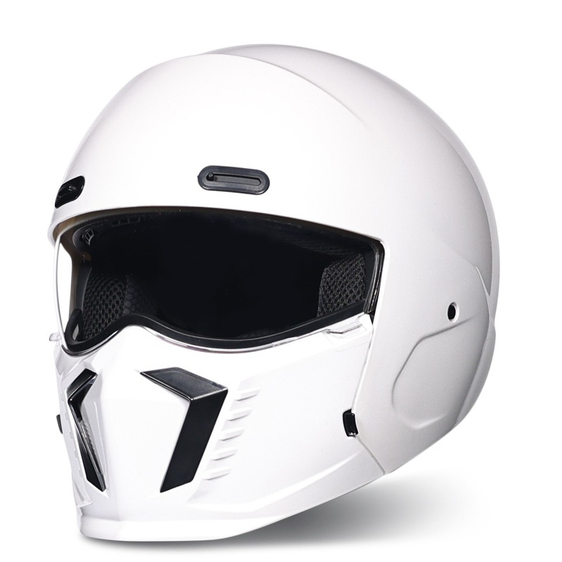 Retro Motorcycle Cruiser Lightweight Full-face Helmet