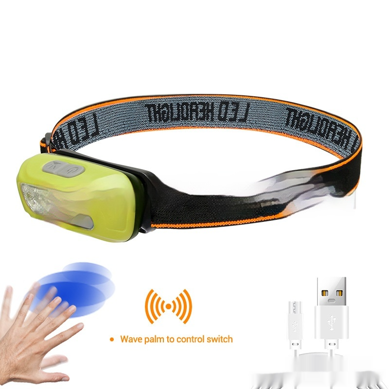 Charging Powerful Light Hand-Waving Waterproof Fishing Lamp Flashlight With Built-in Lithium Battery