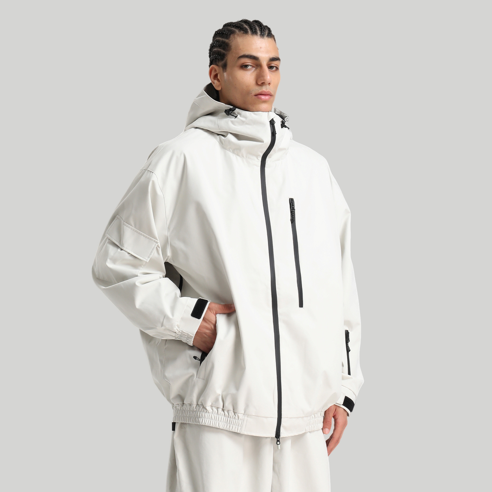 Loose Windproof Waterproof And Breathable Tooling Ski Suit